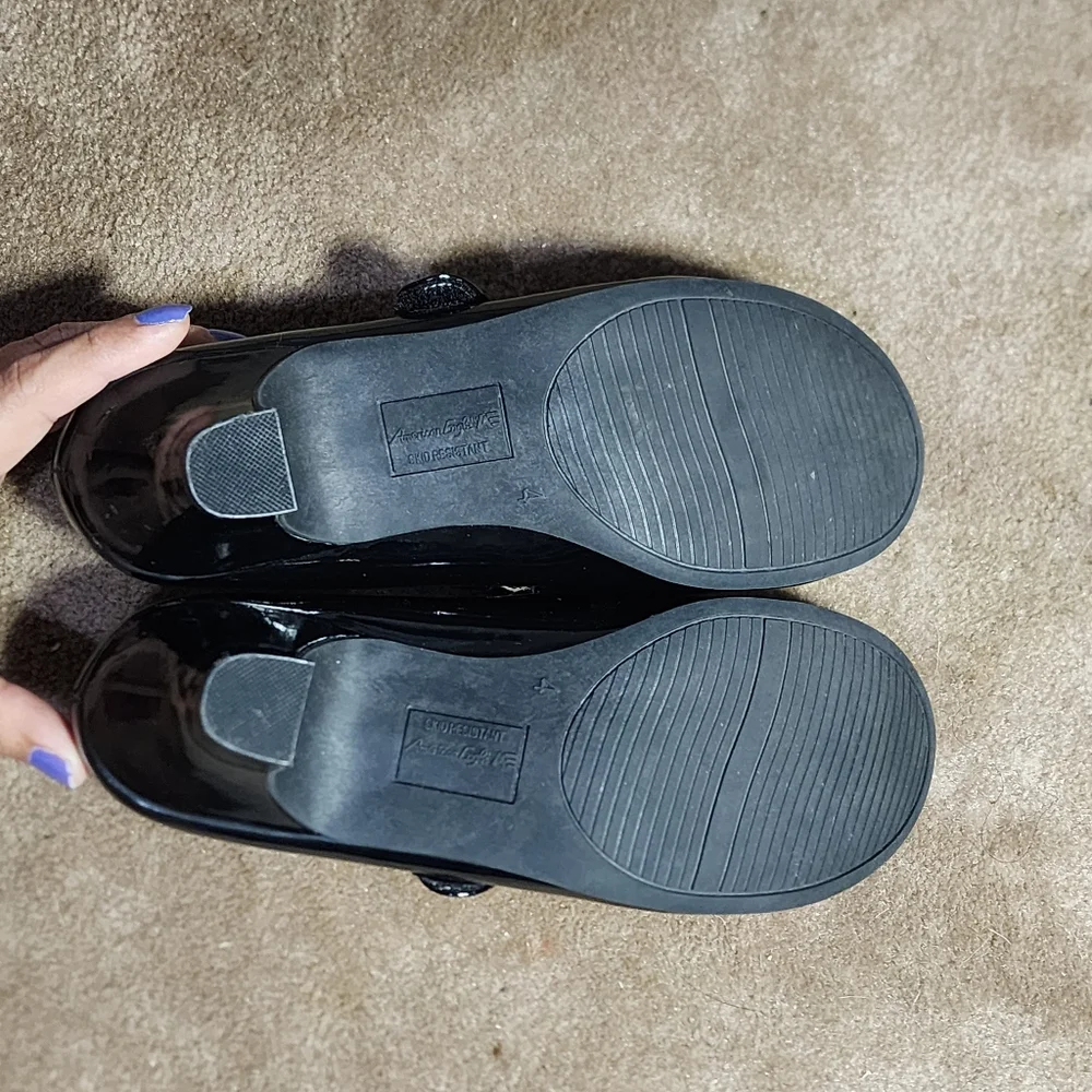 American Eagle Black Mary Jane Kids Shoes